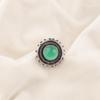 Green Onyx Cab Ring Jewelry, Handmade Spiritual Gemstone Jewelry , 925 Sterling Silver Ring Handmade, Beautiful Silver Jewelry For Wedding Gift