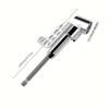 1pc Right Angle Drill 105 Degree Right Angle Driver Angle Extension Power Screwdriver Drill Attachment 1/4inch Hex Bit Drill Bit