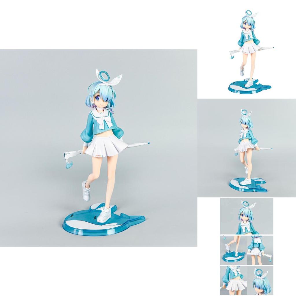 Arona Blue Archive Pvc Figure With Articulated Pose For Anime Collectors