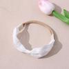Delicate Embroidered Infant Headband White Lace Design Comfortable Hair Decoration for Photography Parties Daily Use