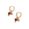 1 Pair Cute Bird Dangle Earrings for Women Cubic Zirconia Jewelry Daily Party Accessories
