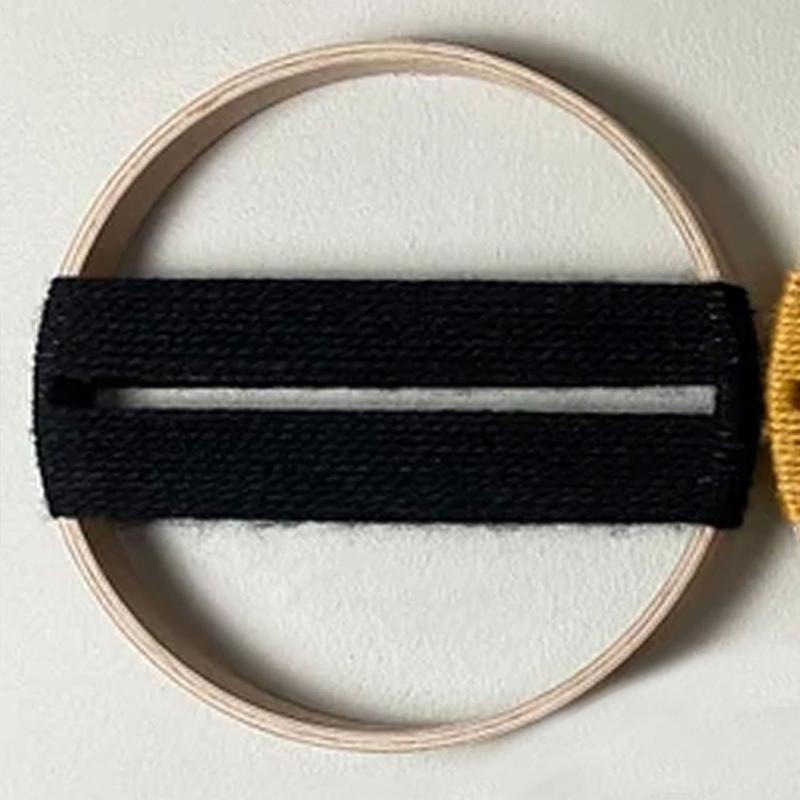 

1pc Cotton Thread Weaving Pendant Living Room Bedroom Colorful Line Wall Decoration Bohemian 25cm