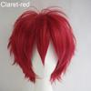 Orion Men Women Multi-Color Short Straight Hairpiece Full Wig for Anime Party Cosplay