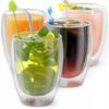 6X Thermal Glasses for Coffee, Latte, Drinks 450ml Certified