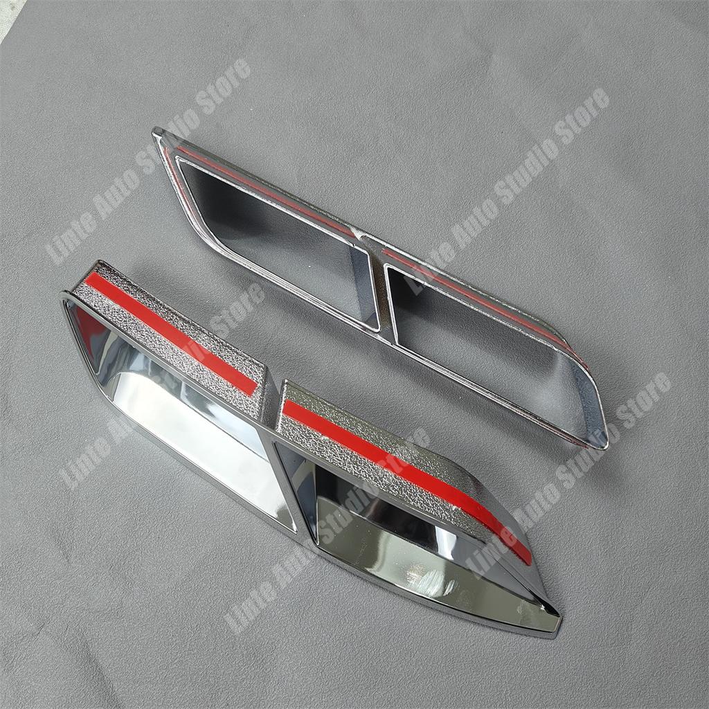 For Volkswagen Passat B8.5 2019 2020 2021 2022 2023 Rear Bumper Silver Plating Decorative Strip Spoiler Splitter BodyKits Tuning
