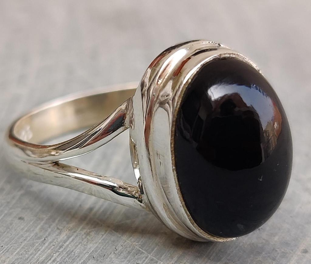 Black Onyx Ring, 925 Sterling Solid Silver, Handmade Jewelry, Boho Ring, Womens Ring, Gift for Her, Engagement Ring, Onyx Jewelry