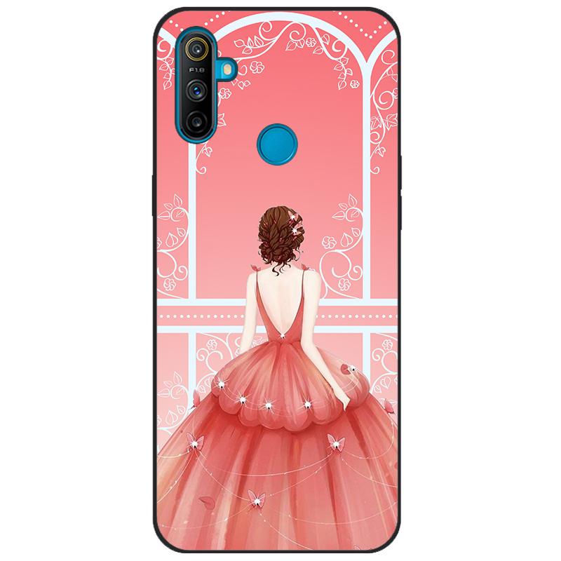 For Realme C3 Case Cover Soft Silicone TPU Patterned Back Cover For OPPO Realme C3 RMX2020 C 3 RealmeC3 Cartoon Phone Case Funda