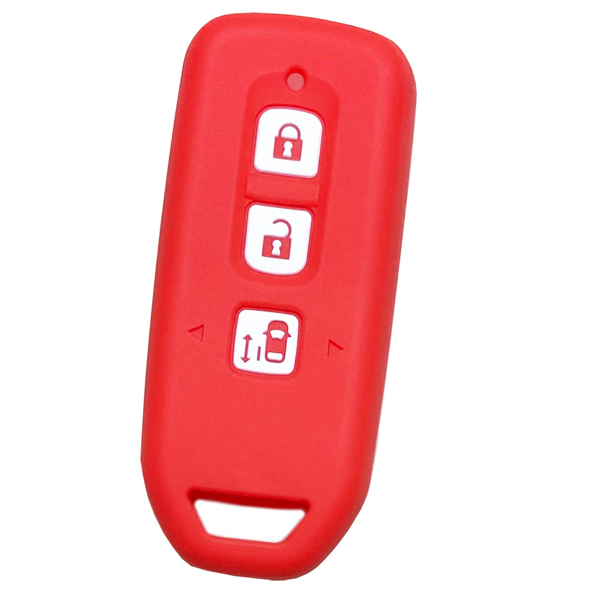 [IKT] Силиконовый чехол для смарт-ключа Honda 3 кнопки Красный/NBOX/NBOX Custom/NBOX Plus/NBOX Plus/NBOX красный