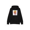 Felpe da uomo Nere con cappuccio Moderata Regular DM2275-010
