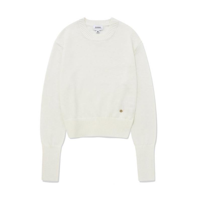 Covernot Women S caShmere Blend Round Knit B1 Co2304kt70 Lv Yl Sb Wh