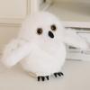 13cm Cute Simulation Bird Plush Doll Pendant Cartoon Round Bird Can Be Fixed Standing On The Shoulder Plush Toy Gift For Child
