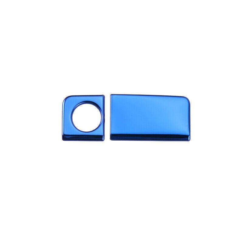 Storage Box Handle Bowl Trim For Honda CRV CR-V 2017- Blue Co-Pilot Titanium