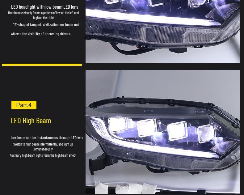 Bugatti-Style LED Daytime Running & Headlight Kit for 15-22 Honda XRV