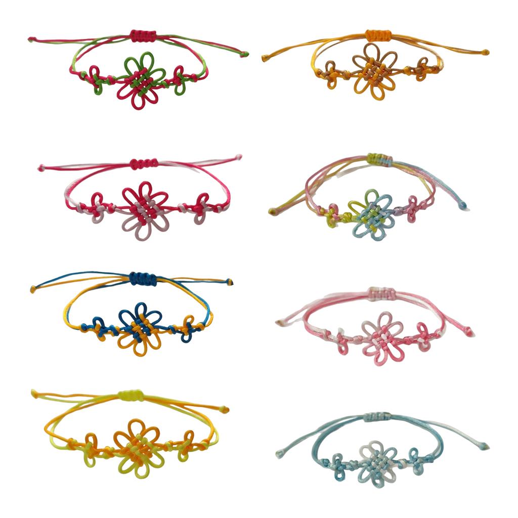 Halloween Gifts For Little Girls: Cosplay Costume Accessories, Two-tone Woven Bracelet, Wristband,