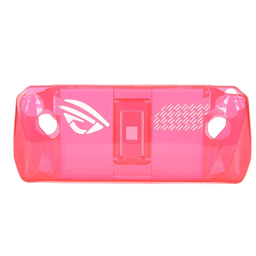 Game Console Clear Case Shockproof Prevent Slip TPU Protective Cover with Bracket for ASUS ROG Ally