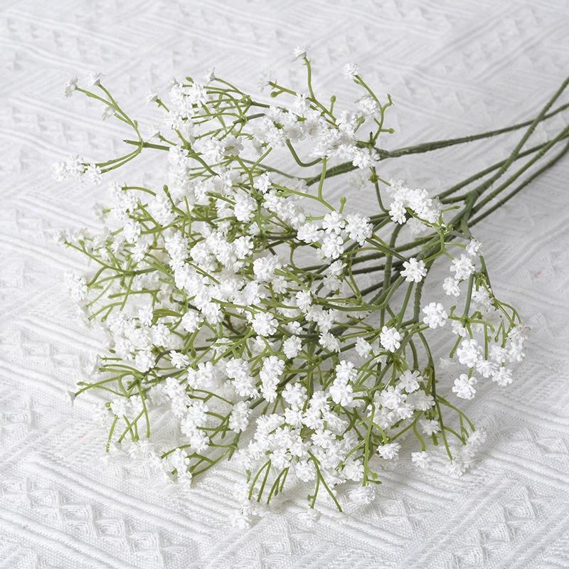 Huaien PU Soft Touch Artificial Star Flowers Wedding Bouquet Decorations Artificial Flowers Thanksgiving Graduation белый