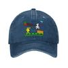 Unisexic Miner Baseball Cap Sun  Retro Game  Hiking Fishing High Quality Washed Trucker Hat Women Unisex Trendy Design Baseball Caps