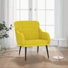 Day and Night - Day and Night Yellow Velvet Armchair 63x76x80 Cm