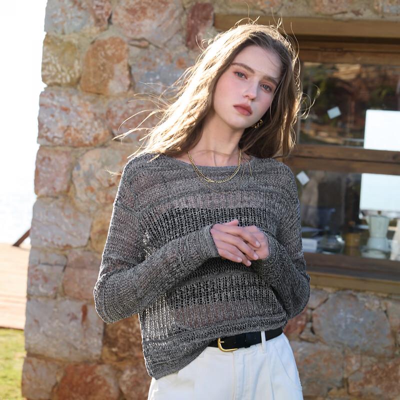 Sancai 2026 Frühling Lyocell-Mischung Locker gestrickter Pullover