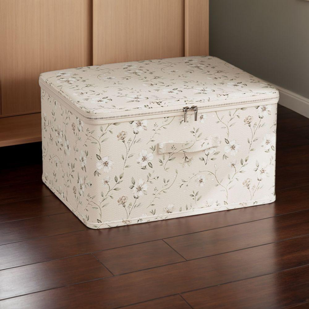 Space Saving Clothes Quilt Storage Box Washable Laundry Basket Toy Storage Box  for Home