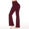 2024 Damen Micro-Flare High Waist Yogahose - Bauchkontrolle, Schlankmachend, Lässige Sportkleidung und Weiter Bein Tanzbekleidung