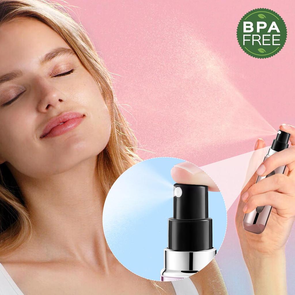 4Pcs Pocket Perfume Dispenser - Travel Perfume Bottle Refillable 5ml Spray Bottle - Perfume Travel Refillable Leak Proof