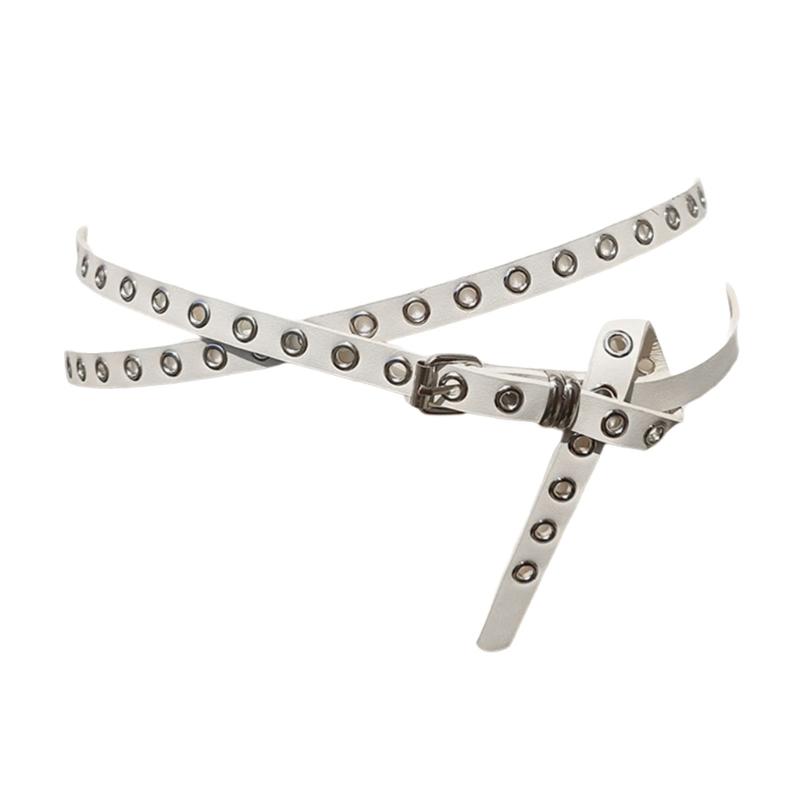 Modifiable Double Cycle Faux leather belt Bind Plan For Men And Women