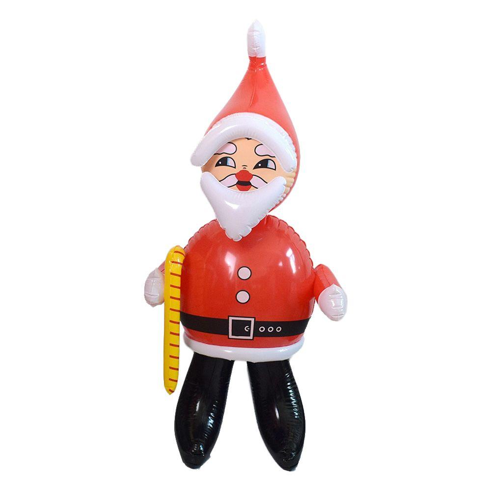 Gifts Garden Party Decor Happy New Year Santa Claus Doll Christmas Inflatable Toy Xmas Ornament