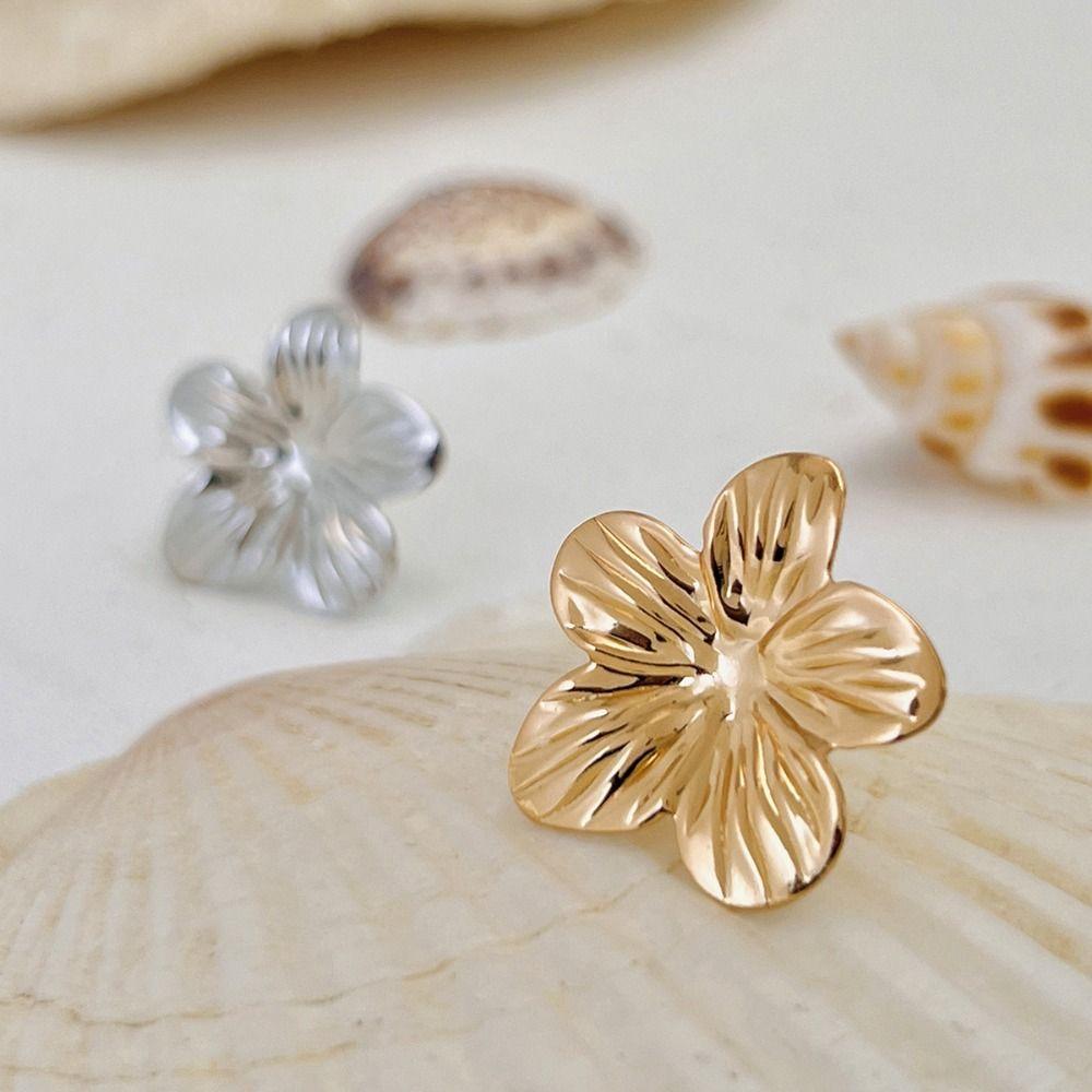 Golded C-shaped Ear Clip Silver No Piercing Earrings Hip Hop Gold Jewelry Women