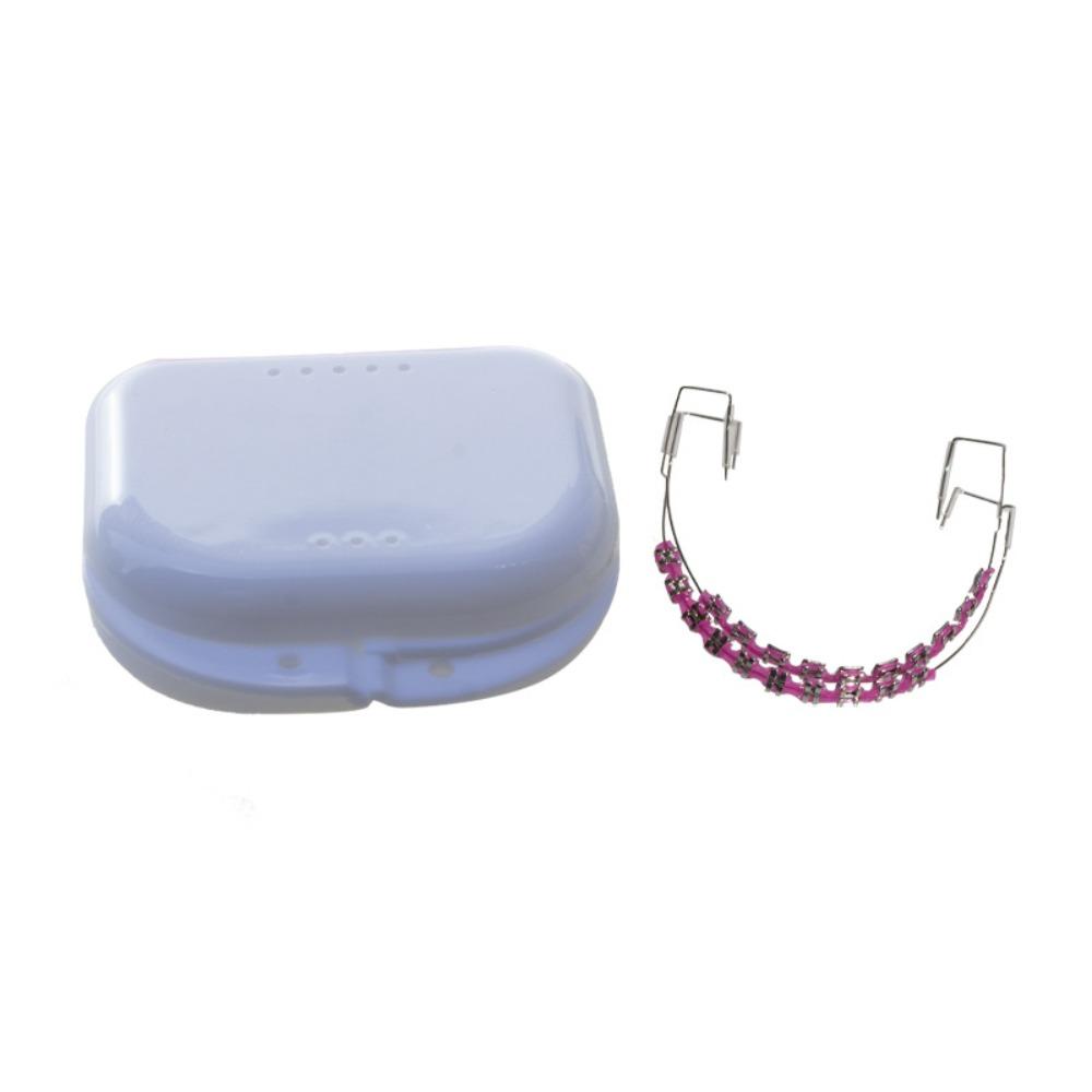 1 Set Colorful Temporary Tooth Decoration with Metal Wires Metal Bracket  Teeth