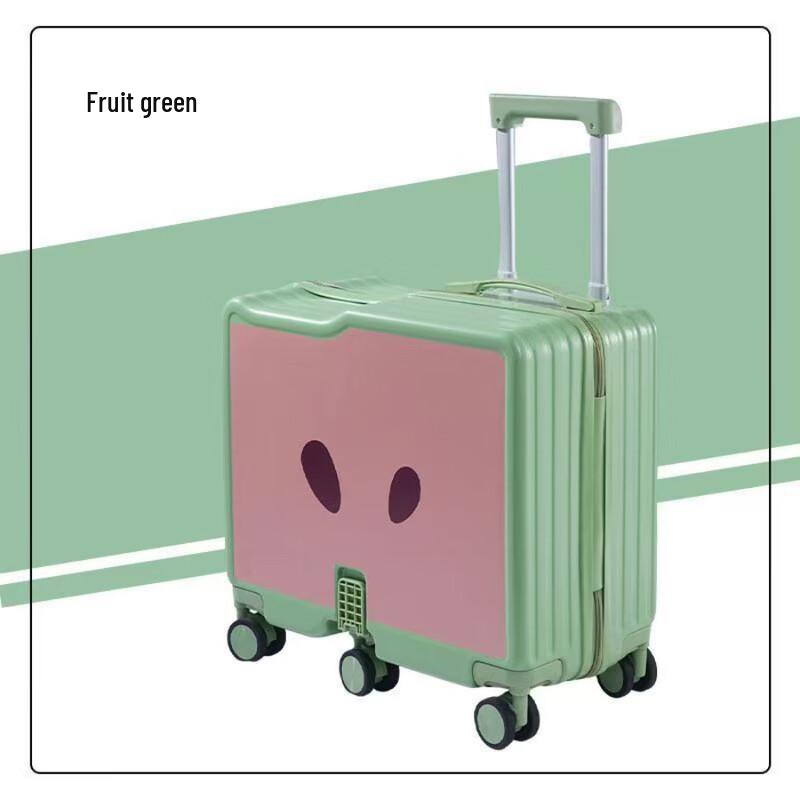 Li Shen 20-inch Sit-On Carry-On Suitcase