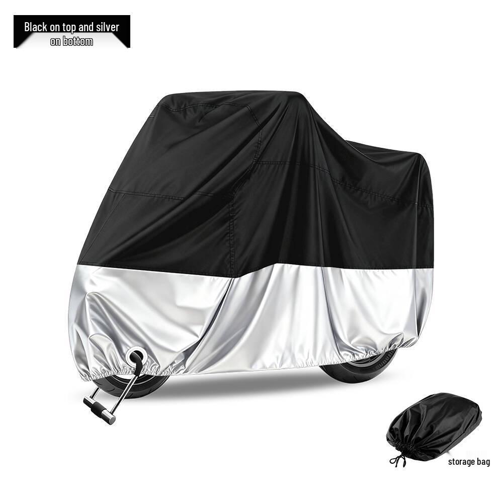 Universal Motorcycle & Electric Vehicle Cover: Rainproof, Sunproof, Dustproof. M (200*90*100cm)