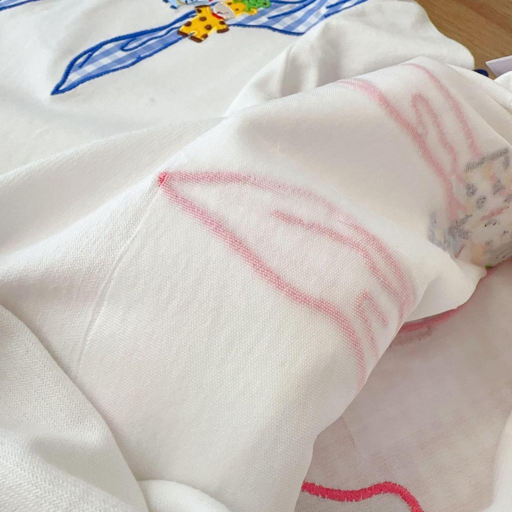 Girls' Summer Short Sleeve Pullover - New Style Round Neck T-shirt for Kids