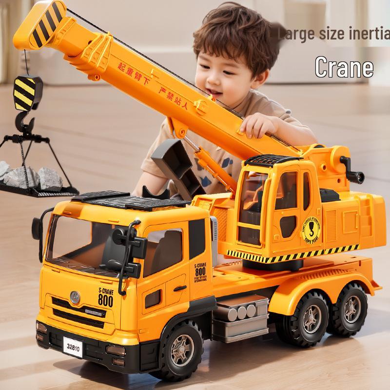 Lili Large Tower Crane Construction Vehicle Educational Toy for Boys