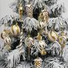 15Pcs Candy Cane Christmas Ball Ornaments Set Plastics Hanging Xmas Tree Christmas Tree Pendant Gift Pendants Party Decor Ball