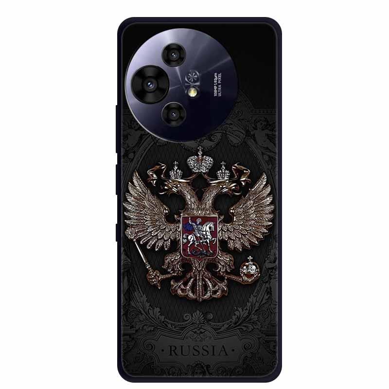 Pro pouzdro na telefon TCL 50 Pro NxtPaper Černé silikonové měkké TPU pouzdro Pro TCL 50 Pro NxtPaper 5G Zadní kryt Pouzdro 6.8" Coque Odolné proti nárazům