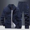 Men's Tracksuit Sports Suit Jacket+Pant Sportswear Sets Spring Autumn 2 Piece Sweatsuit Male Outdoor Train Clothing