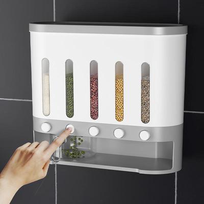 Contenitore Ermetico a Prova di Insetti per Riso con Organizzatore Diviso per Cereali