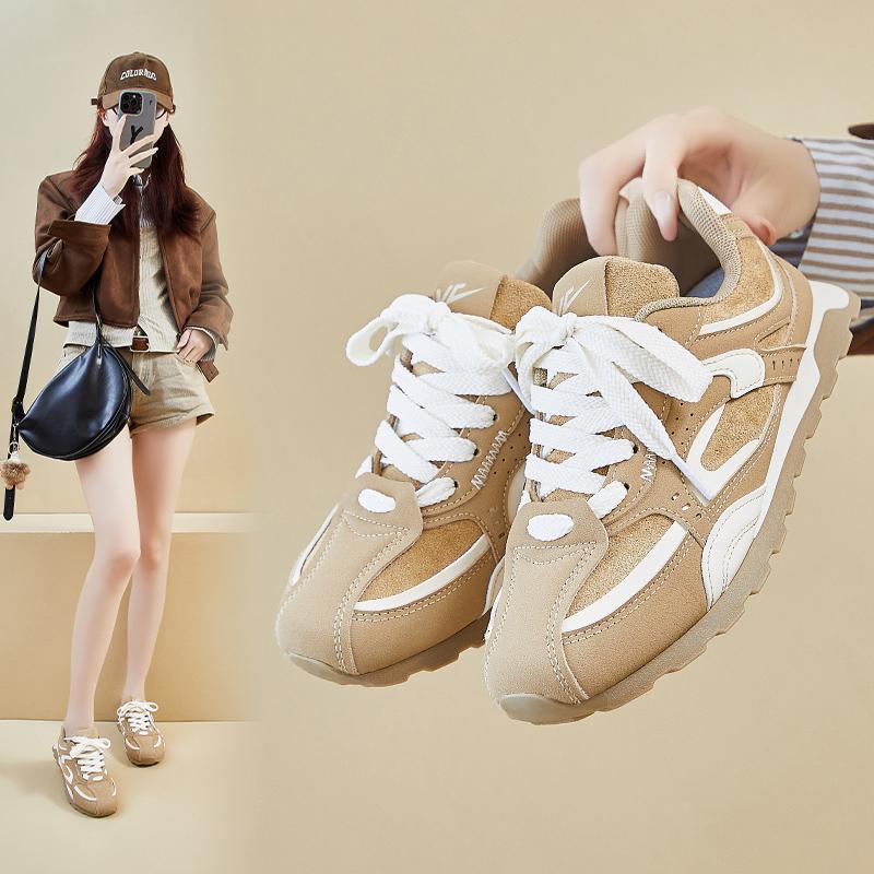 

Fashion Summer Casual Sneakers 2025 Retro Flat Casual Shoes 2025 Outdoor Sport Running Shoes Fashion Lace-up Male Walking Shoes 35 хаки