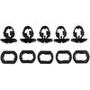 10 Side Skirt Bracket Clips Grommet A0099884278 + A0099884378 for Mercedes R170 W202 W203 W204 W208 W210 Car Accessories, RIPPOU678