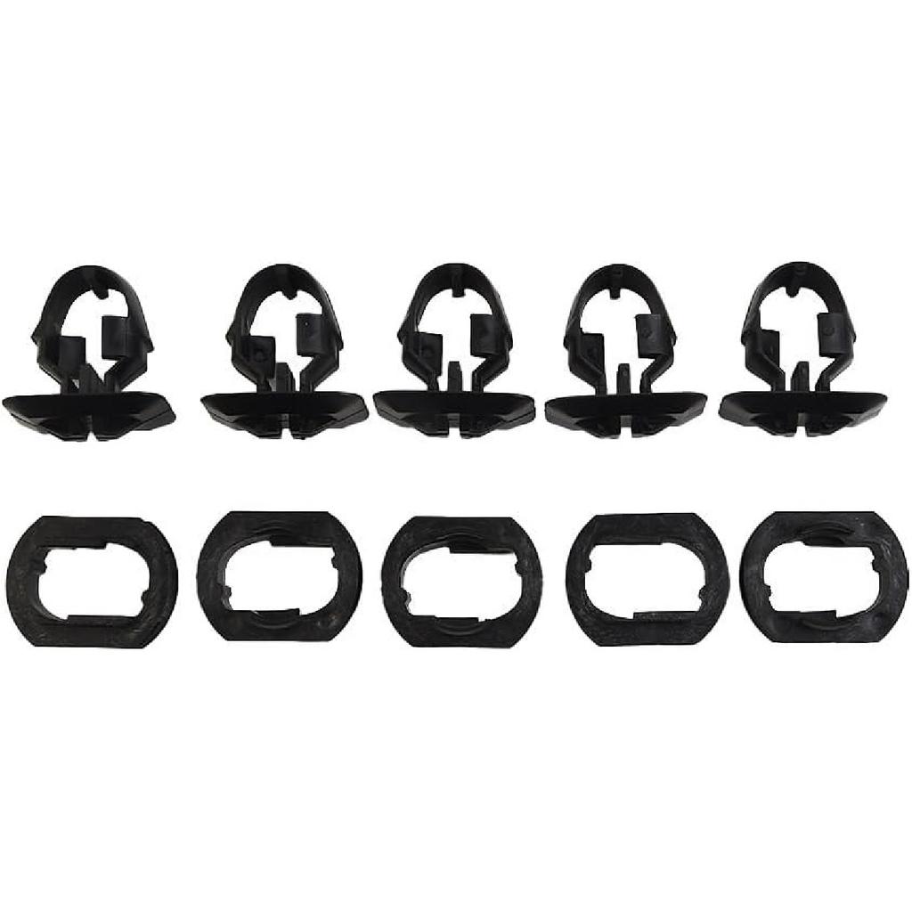 10 Side Skirt Bracket Clips Grommet A0099884278 + A0099884378 for Mercedes R170 W202 W203 W204 W208 W210 Car Accessories, RIPPOU678