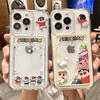 Shin-chan Card Holder Case for Apple 17 Pro Max - Fits Cards, Compatible with 14, 15, 16, and 17 Models, Soft Finish, Ideal for Couples.
