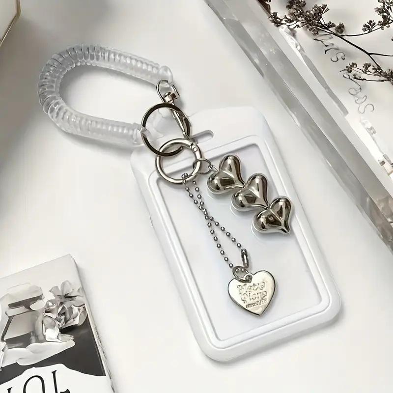 

INS Student Meal Card Holder Student Campus Metro ID Card Bus Campus Card Keychain Access Control Protective Cover белый