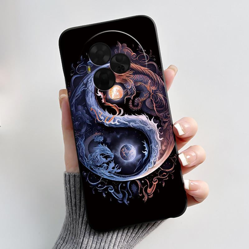 New Soft Black Casing For TCL NxtPaper 60 Ultra Green Cartoon Rabbit Pattern Shockproof Cover For TCL Ion X/TCL Ion V Case