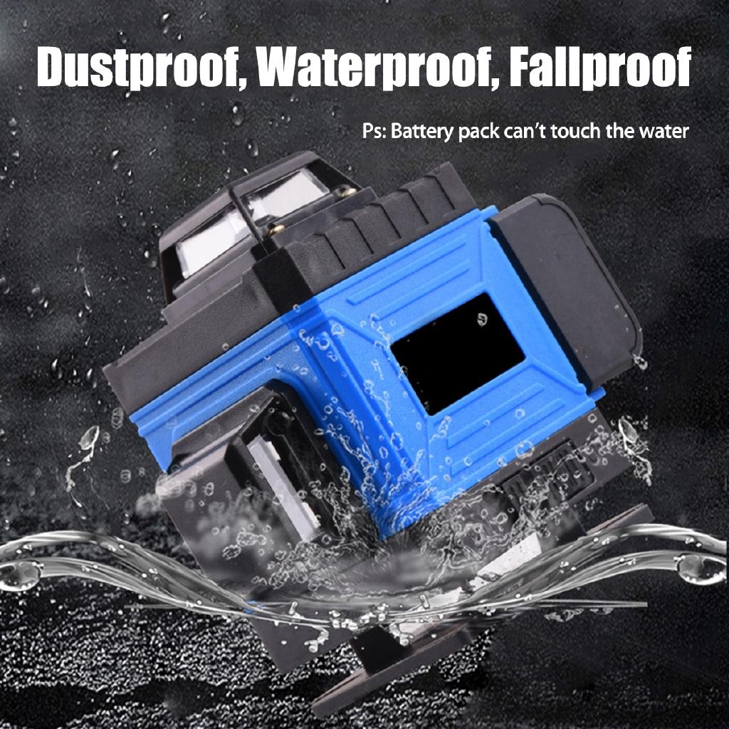 4D 16 Lines Laser Level Green Laser Self-Leveling 360 Horizontal And Vertical Cross Super Powerful Green Beam Level Level