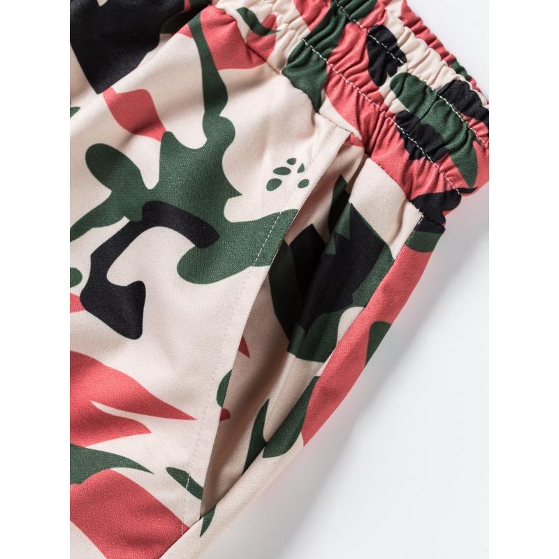 New Casual Camouflage Print Men's Trousers Fashion Casual Trousers Men's Sports Trousers