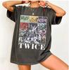 Vintage Twice K-Pop Band Comfort Colors Shirt, Retro Collage Graphic Tee