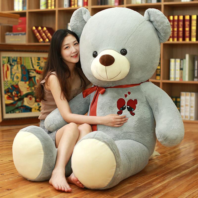Scarf bear doll large confession bear doll Qixi Festival gift American big bear sleeping hug bear doll
