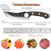 Hand Forged Kitchen Fish Sculpture Knife Stainless Steel Boning Knife Vegetable Fruit Meat Slicing Knife Kitchen Tools
