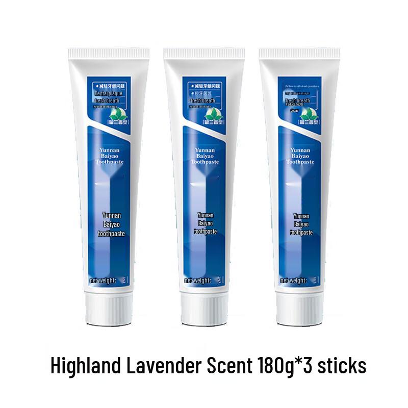 

Yunnan Baiyao Classic Gum Care Toothpaste - Spearmint (3 x 180g Family Pack)